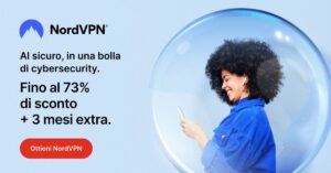 NordVPN fino al 16 ottobre in promozione sconto del 73%