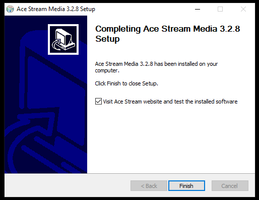 Ace Stream termine installazione 