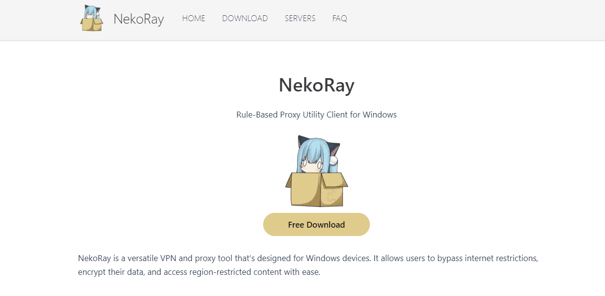 NekoRay: Uno Strumento Gratuito e Potente per Bypassare la Censura e Proteggere la Privacy Online
