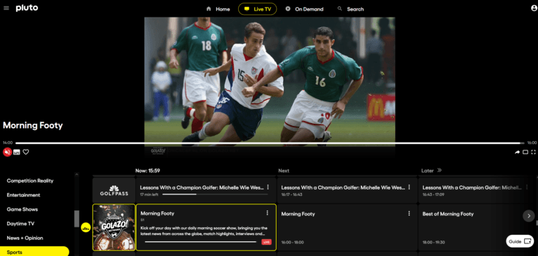 Golazo Network: 4 Partite di Serie A Gratuitamente e Legalmente Ogni Weekend
