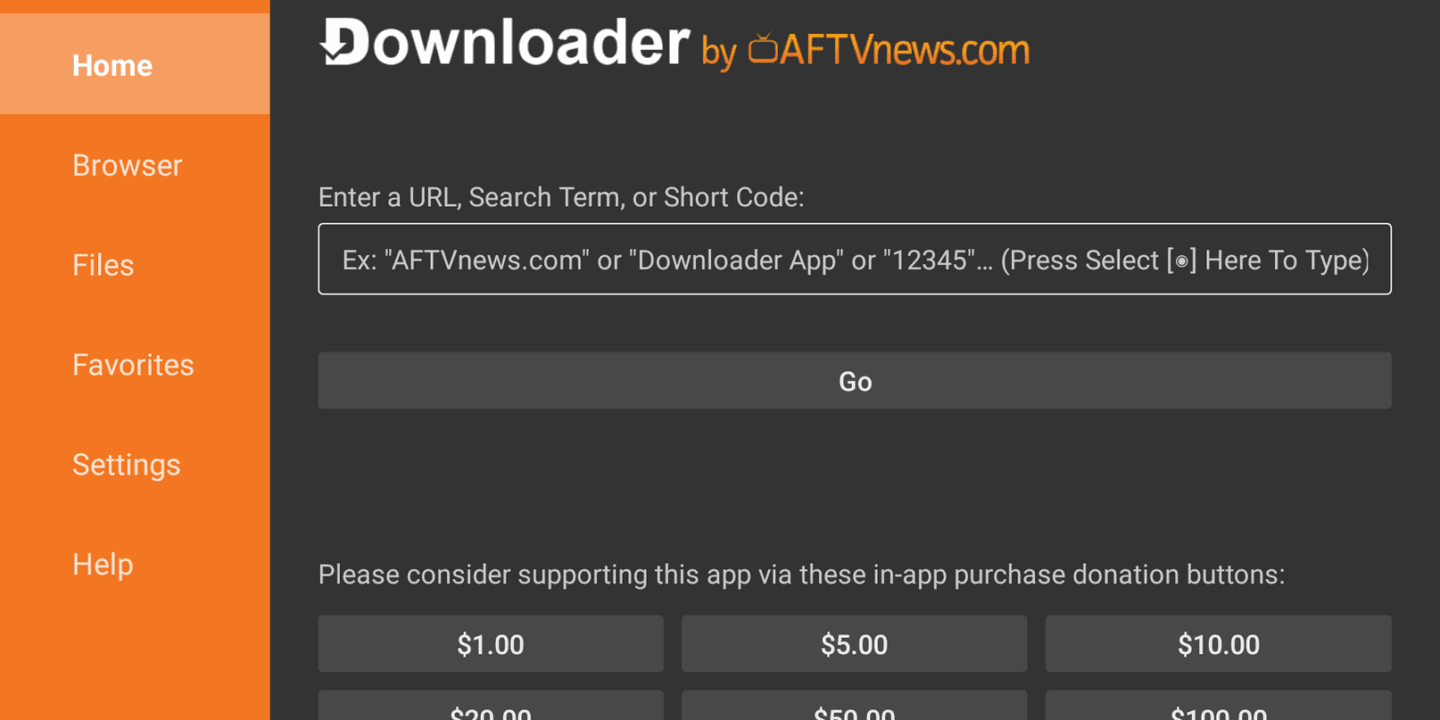 Downloader Home