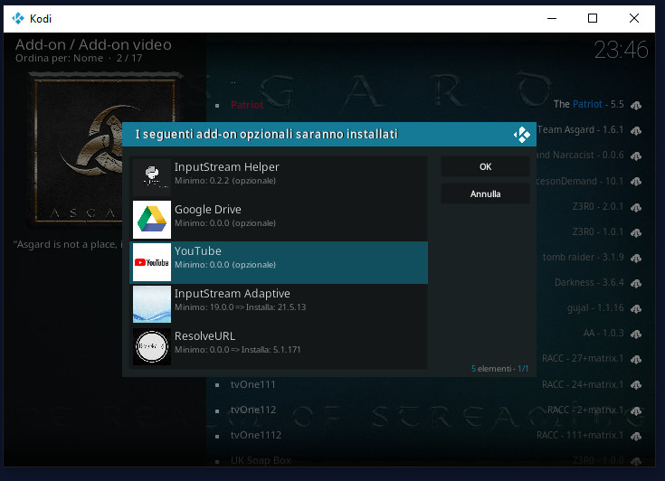 Add on Opzionali