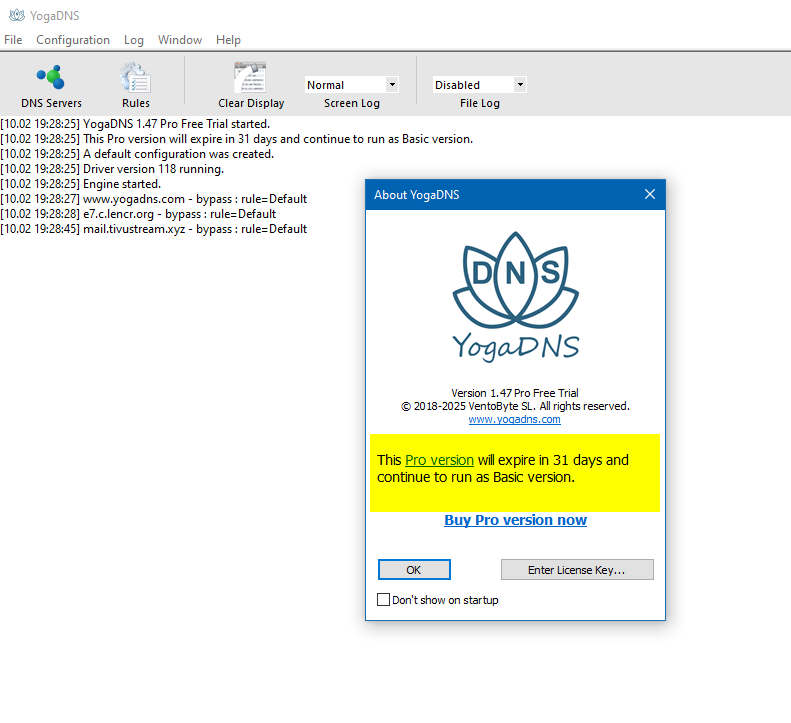YogaDNS Wizard