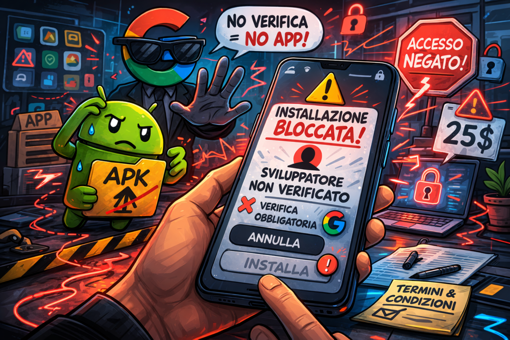 Android verifica obbligatoria