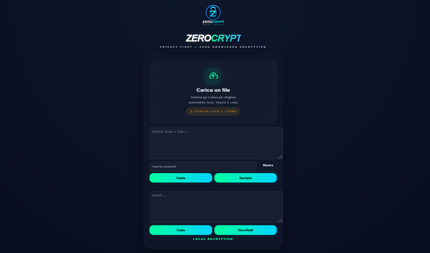 ZeroCrypt