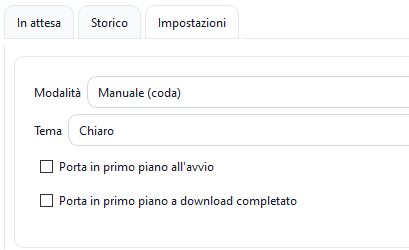 FilesGoThere impostazioni